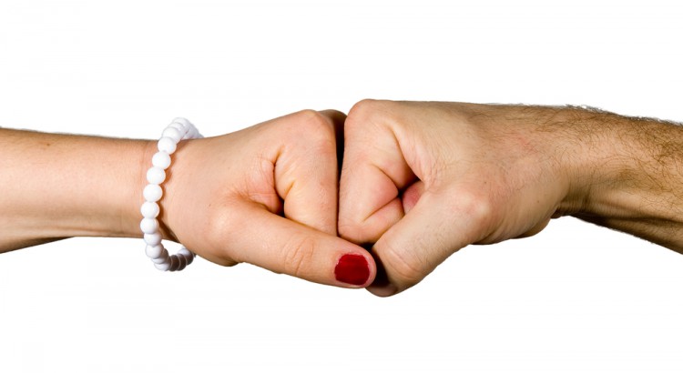 Image result for HUSBAND WIFE fist bump