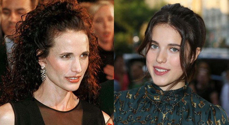 Andie McDowell and Margaret Qualley