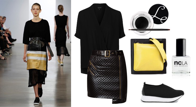 Get the Look: Calvin Klein Collection's three-colour combo