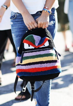 Accessories Street Style at NYFW