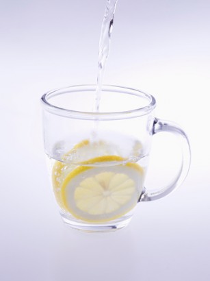 Hot water and lemon