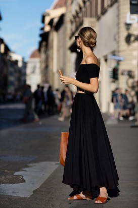 Comfortable Black Outfits For Hot Weather