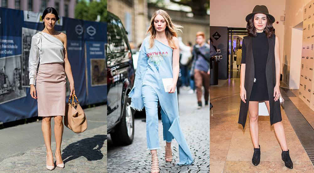 10 Best one-shoulder looks as seen on the streets in 2016