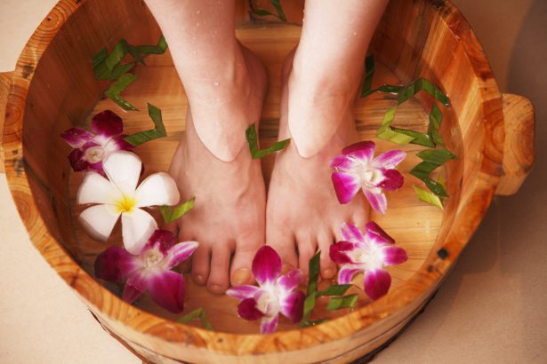 Try a natural foot bath