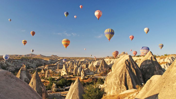 scenic hot air balloon rides