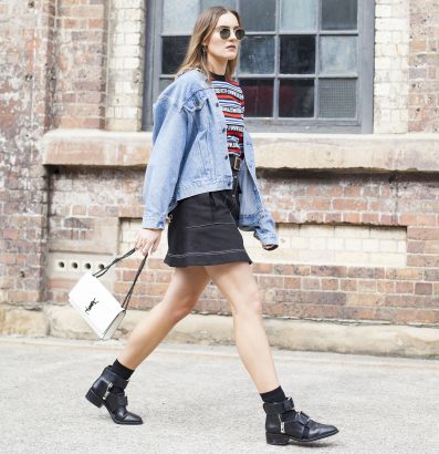 10 Chic Ways to Wear Ankle Boots With Dresses