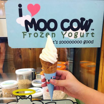 Moo cow frozen yogurt